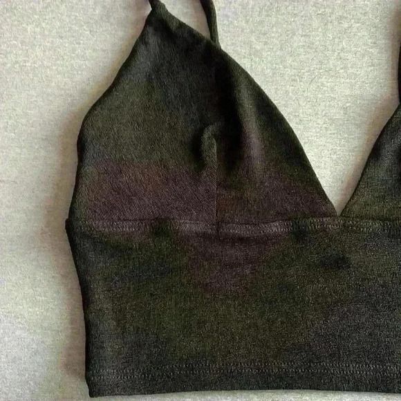 Urban Outfitters crop top bralette NWT black size small - Picture 2 of 8